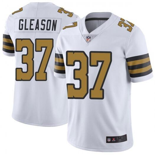 Men's New Orleans Saints #37 Steve Gleason White Color Rush Limited Stitched Jersey